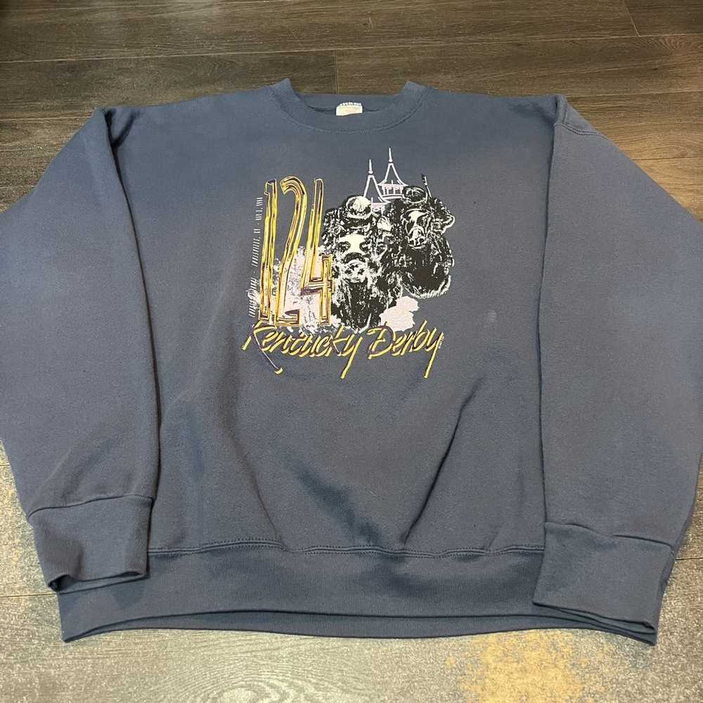 Vintage vintage Kentucky derry crewneck sweatshir… - image 2