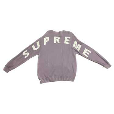 Back logo sweater sales supreme