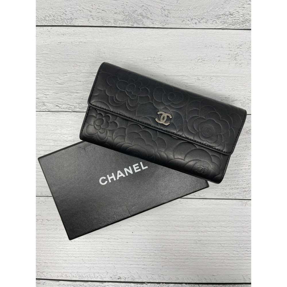 Chanel Chanel Camille Lambskin Wallet Damaged - image 1