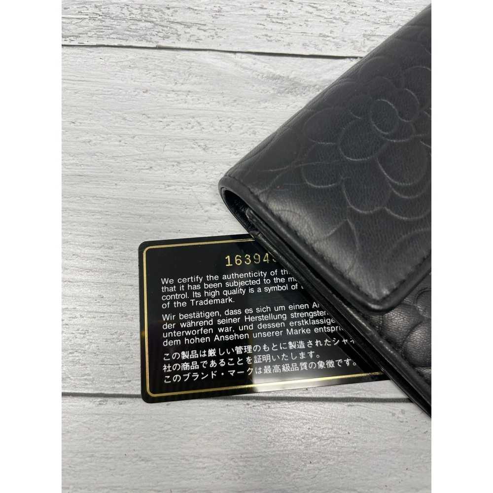 Chanel Chanel Camille Lambskin Wallet Damaged - image 7