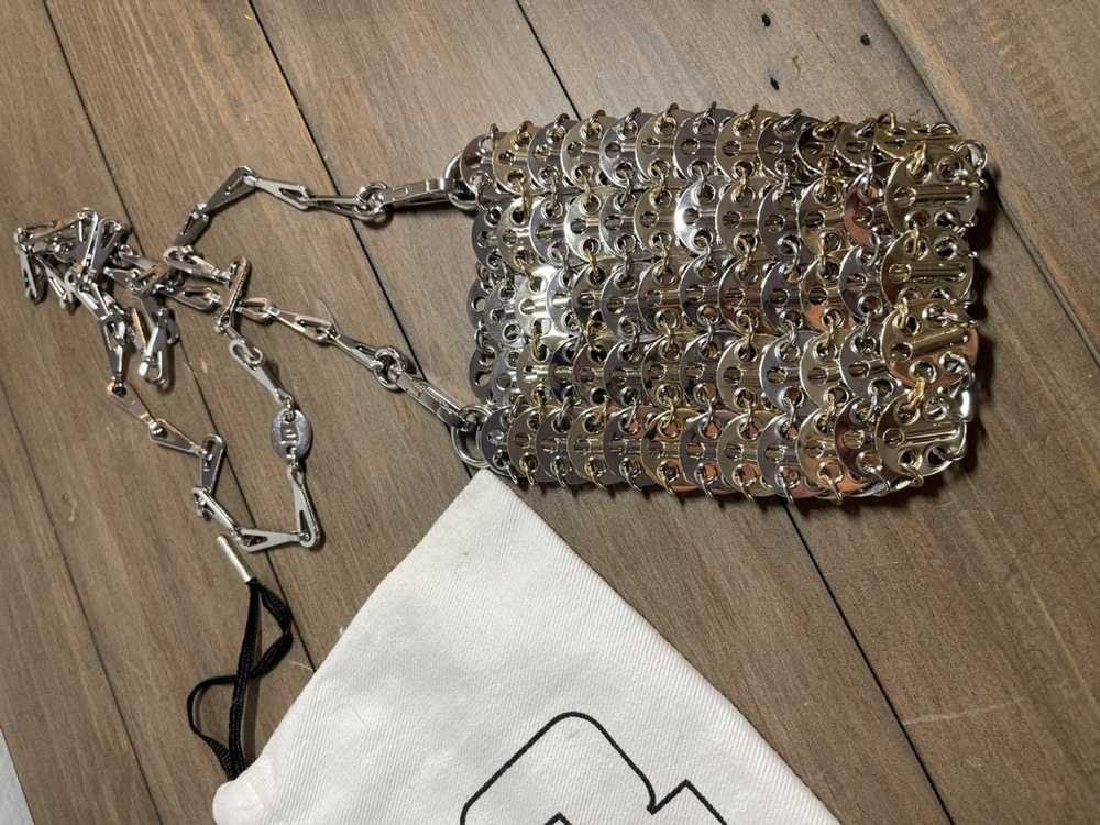 Paco Rabanne Mini chain-link crossbody bag - image 2