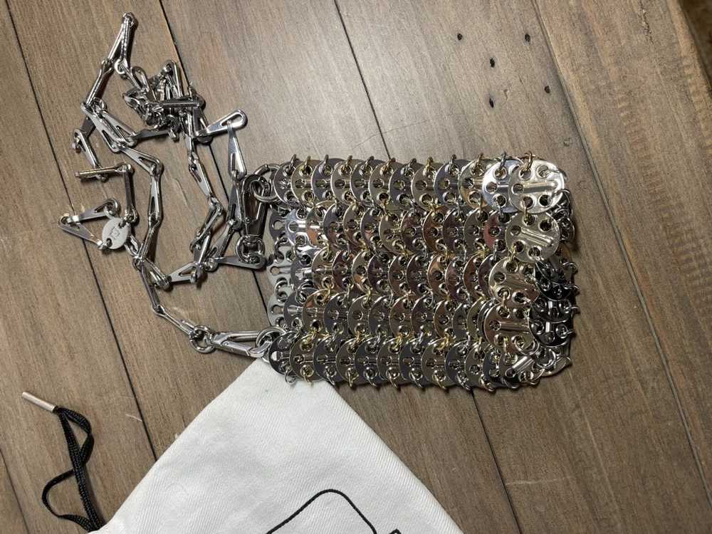 Paco Rabanne Mini chain-link crossbody bag - image 3