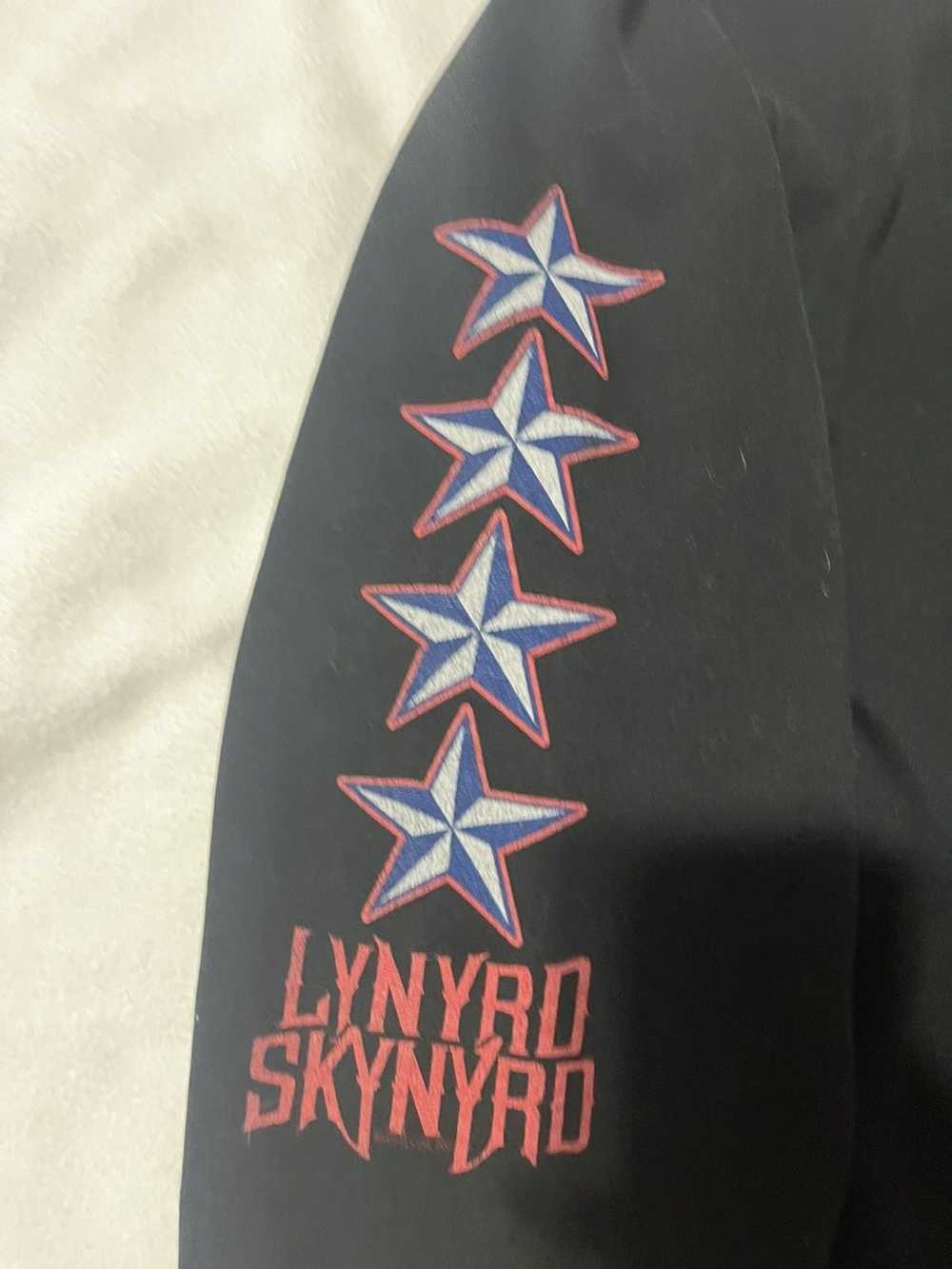 Band Tees × Vintage Lynyrd Skynyrd Eagle zip up h… - image 2