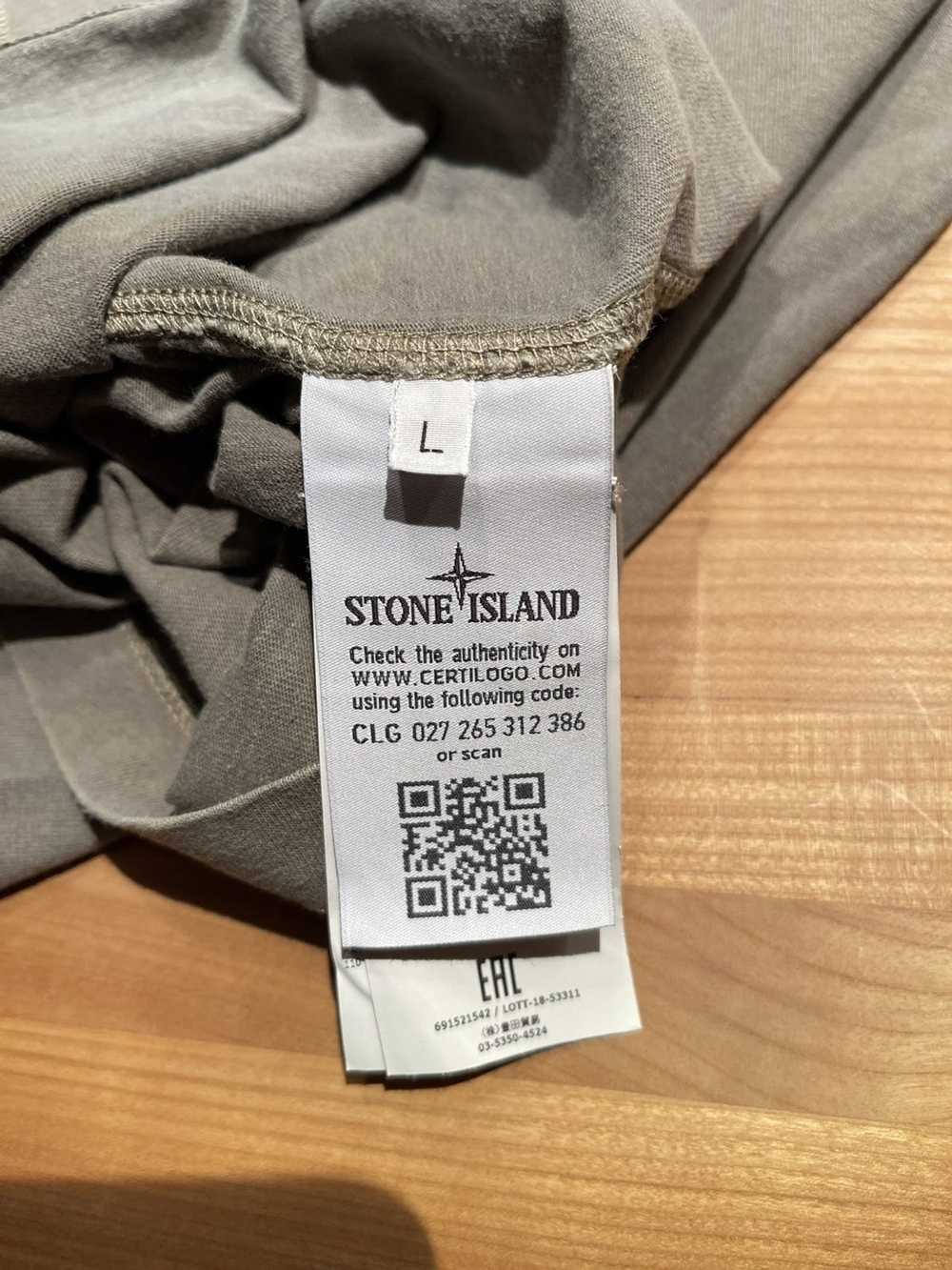 Stone Island Stone Island Longsleeve Garment Dyed… - image 8