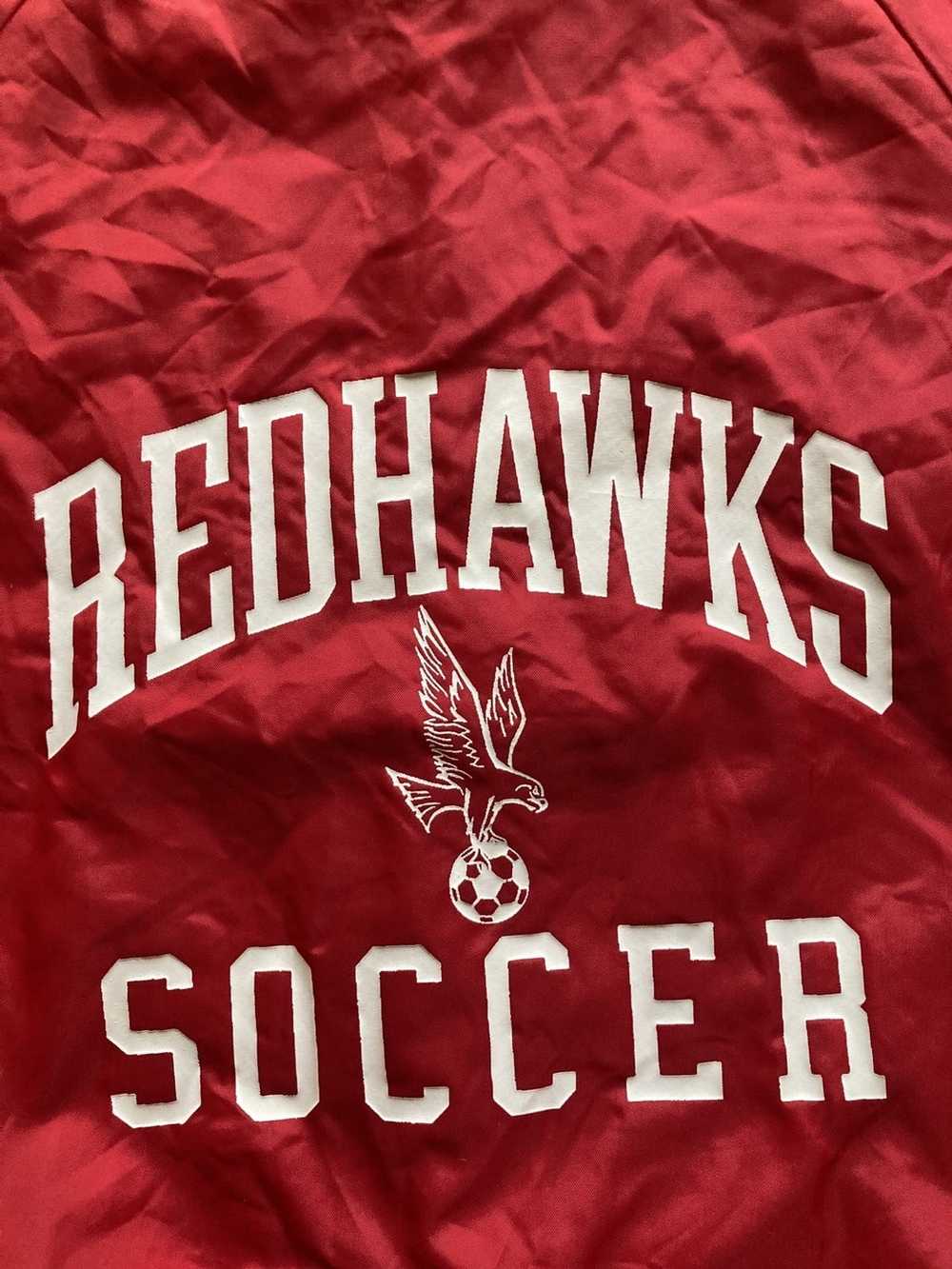 Vintage 1980’s RedHawks Soccer varsity jacket - image 2