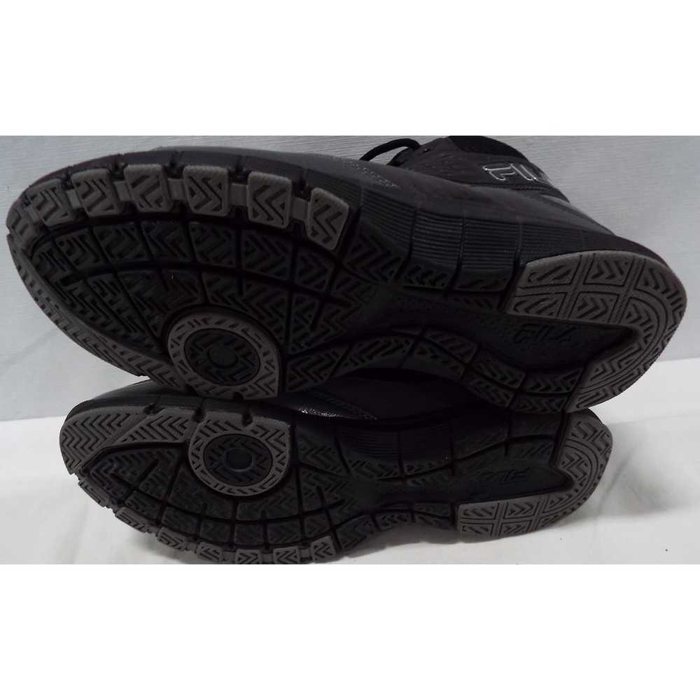 Fila Men's Black/Grey Fila High Top Shoes Size 10 - image 4