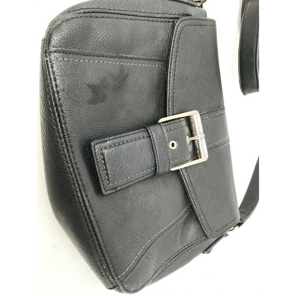Other LIZ CLAIBORNE Black Faux Leather Bag / Hand… - image 3