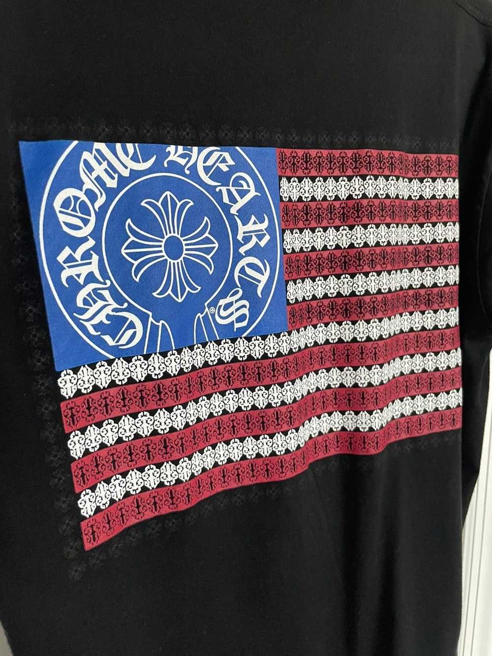 Chrome Hearts Chrome Hearts Flag T-Shirt - image 3