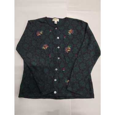 Other Talbots Womens S Dark Detailed pattern swea… - image 1