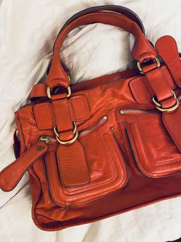 Chloe × Vintage Chloe red bag