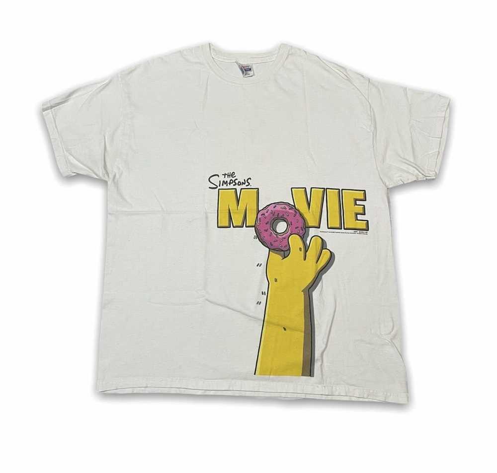 The Simpsons × Vintage The Simpsons Movie Promo T… - image 1