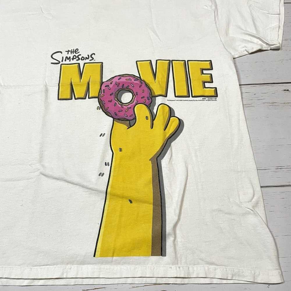 The Simpsons × Vintage The Simpsons Movie Promo T… - image 3