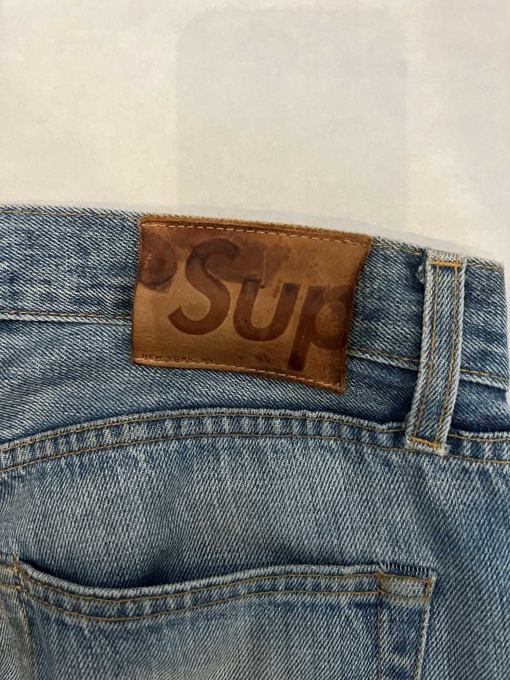 Supreme Supreme Stone Washed Denim Blue - image 5