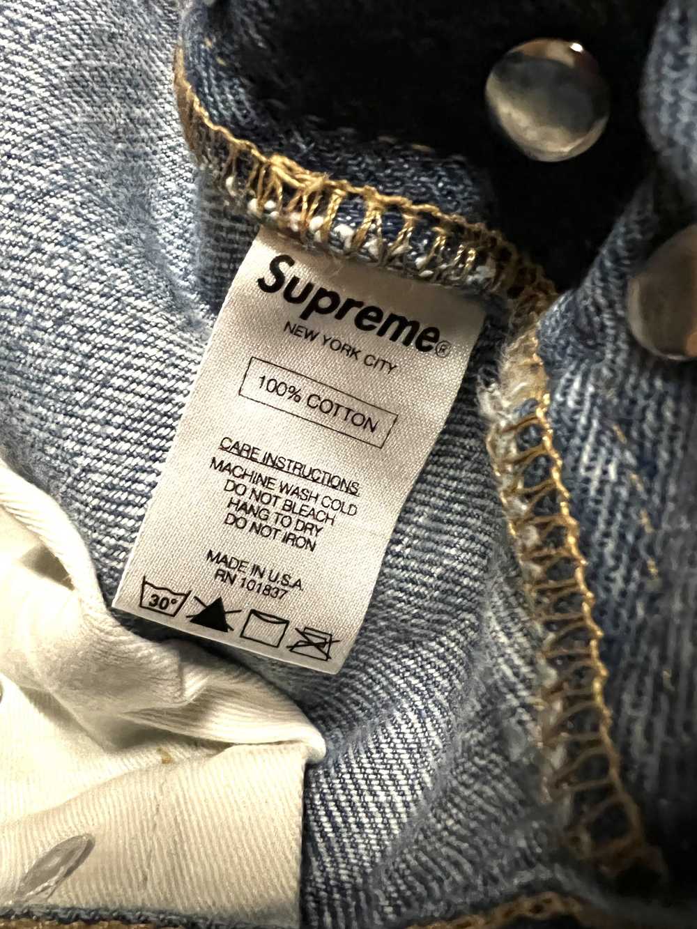 Supreme Supreme Stone Washed Denim Blue - image 6