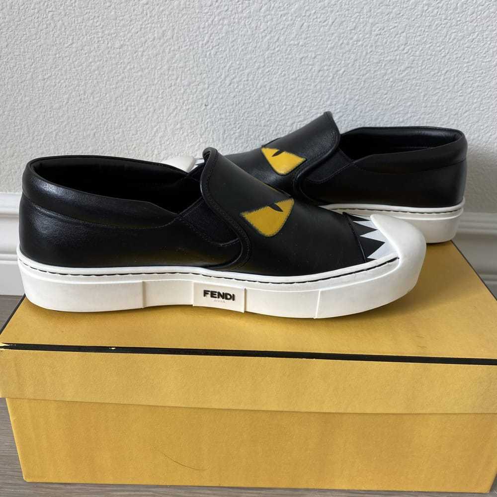 Fendi Leather trainers - image 3