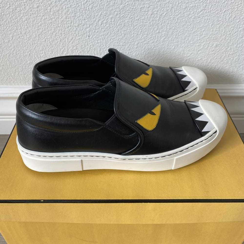 Fendi Leather trainers - image 4