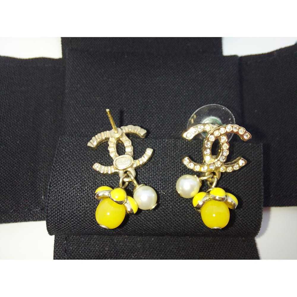 Chanel Cc crystal earrings - image 5