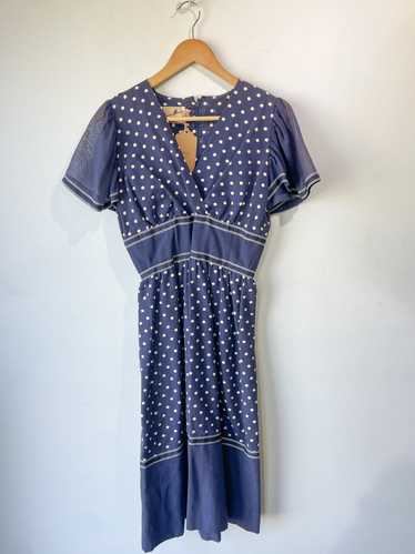 Vintage Herman Marcus Studio Polka Dot Dress