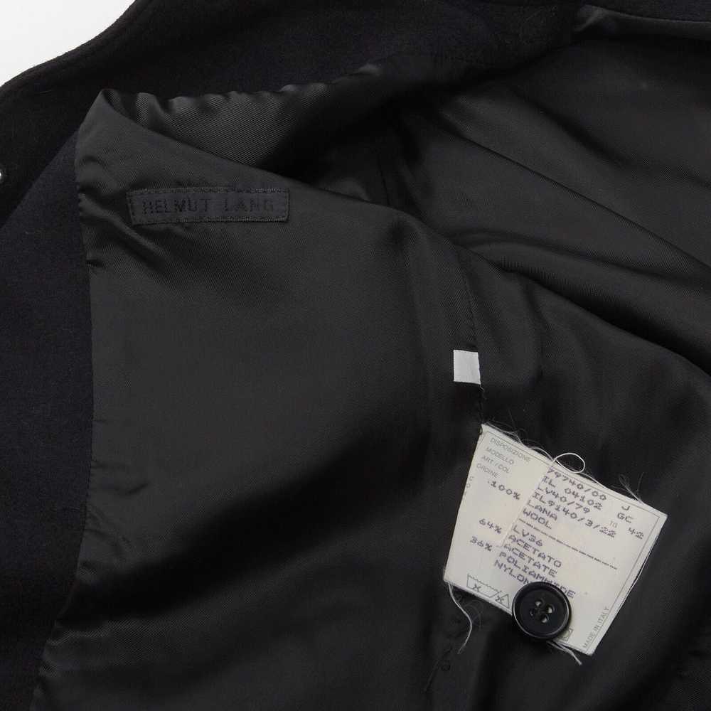 Helmut Lang HELMUT LANG 1990's Vintage black wool… - image 10