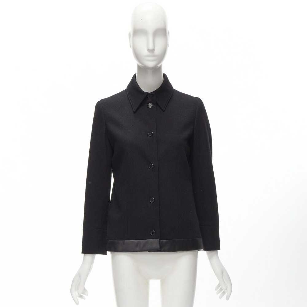 Helmut Lang HELMUT LANG 1990's Vintage black wool… - image 11