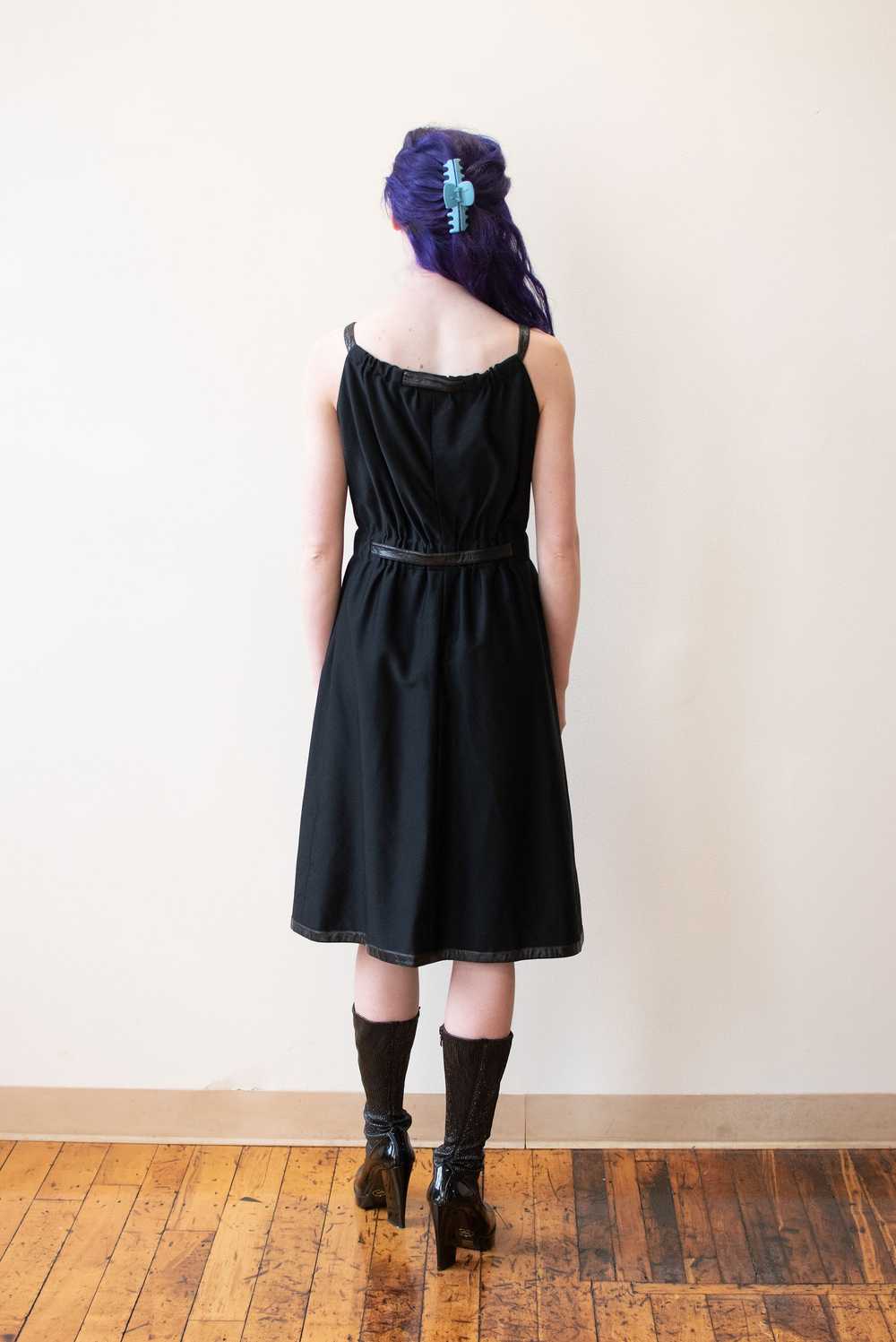 1970s Black Dress | Courreges - image 4