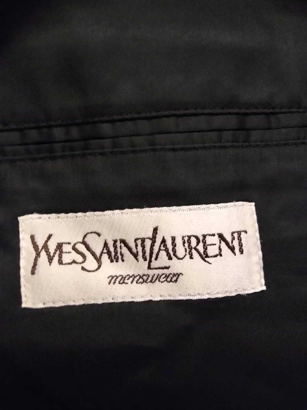 Yves Saint Laurent Vintage 70's 100% Wool Pinstri… - image 3