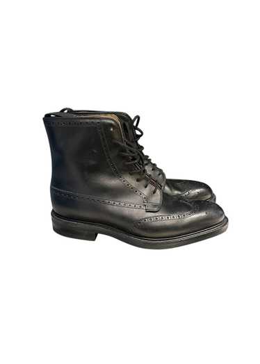 Church's Black Leather Nutley Combat Boots