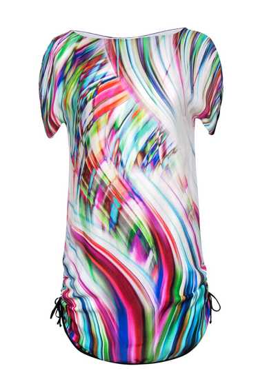Milly - Multicolored Swirl Print Shift Dress Sz 4