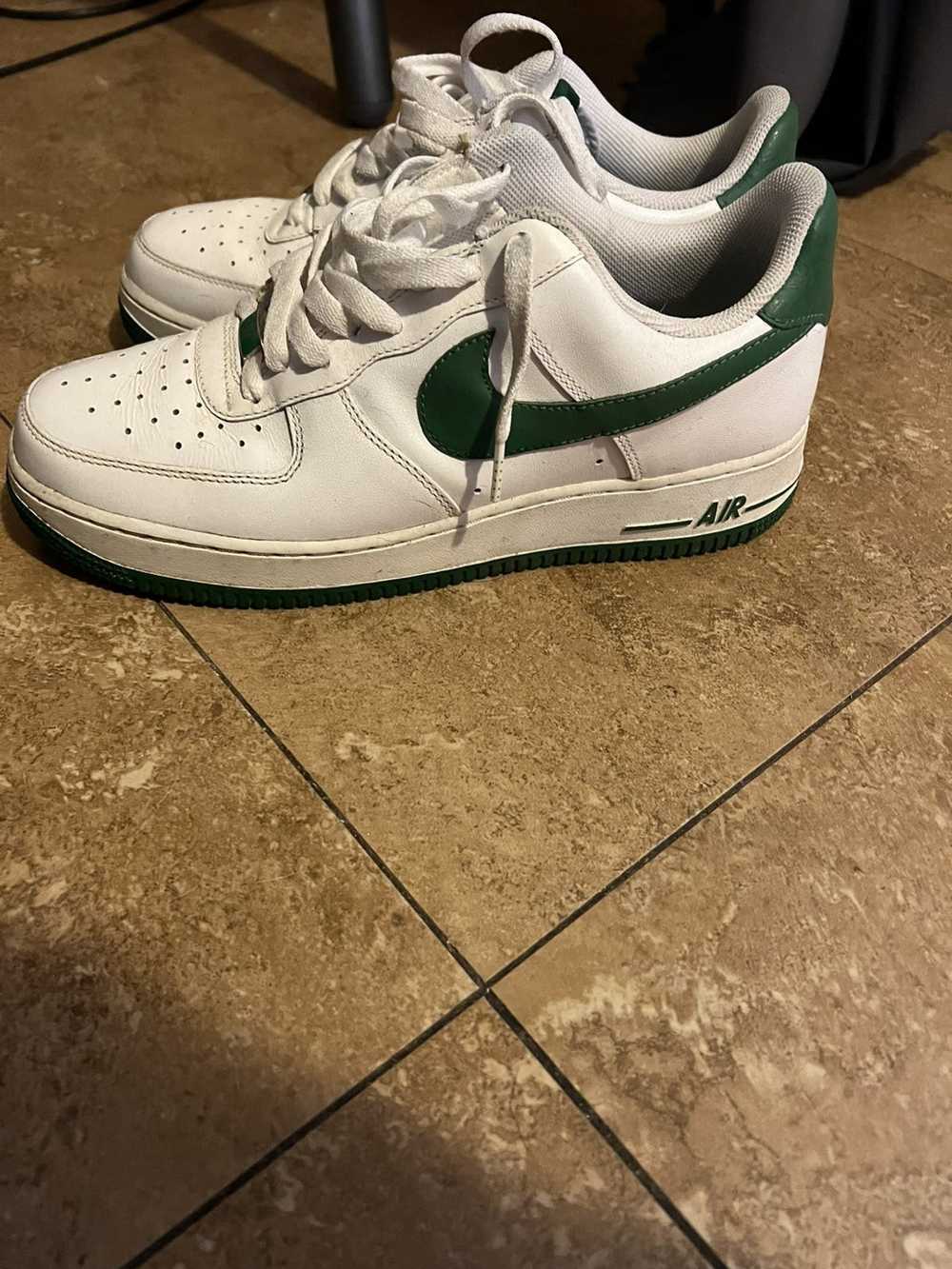 Nike Nike Air Force 1 green and white - image 2