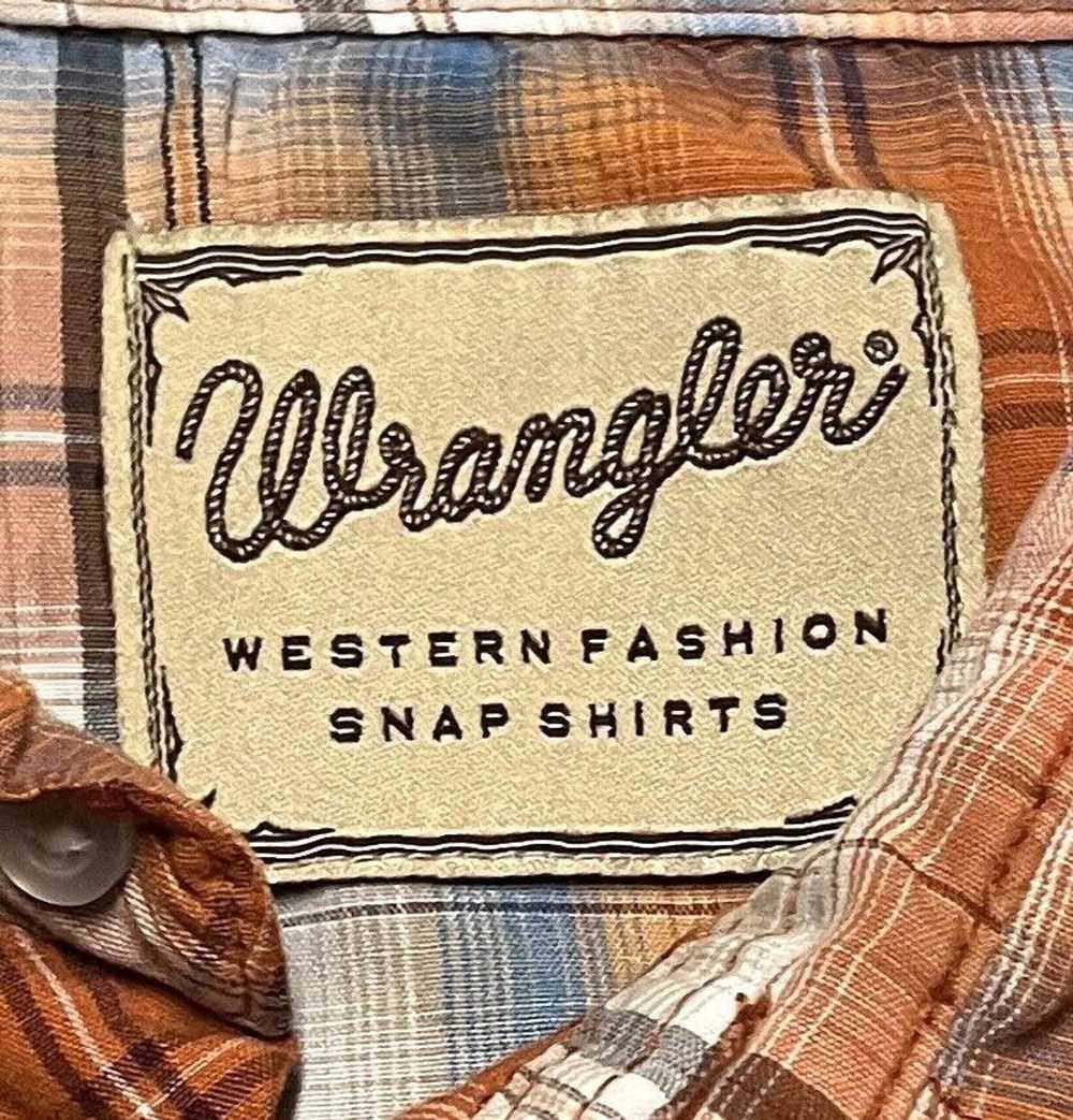 Wrangler RARE PATTERN Wrangler XL Short Sleeves O… - image 2