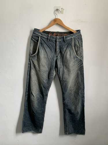 green x personal 赤耳ダークグレー ジーンズ JAPAN RAGS BLACK JEANS, SIZE 32x34, 602 ECLAIRE OF MA/641