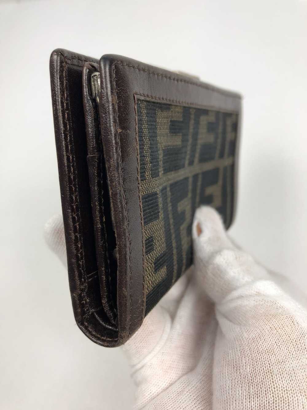 Fendi Fendi zucca monogram kisslock wallet - image 6