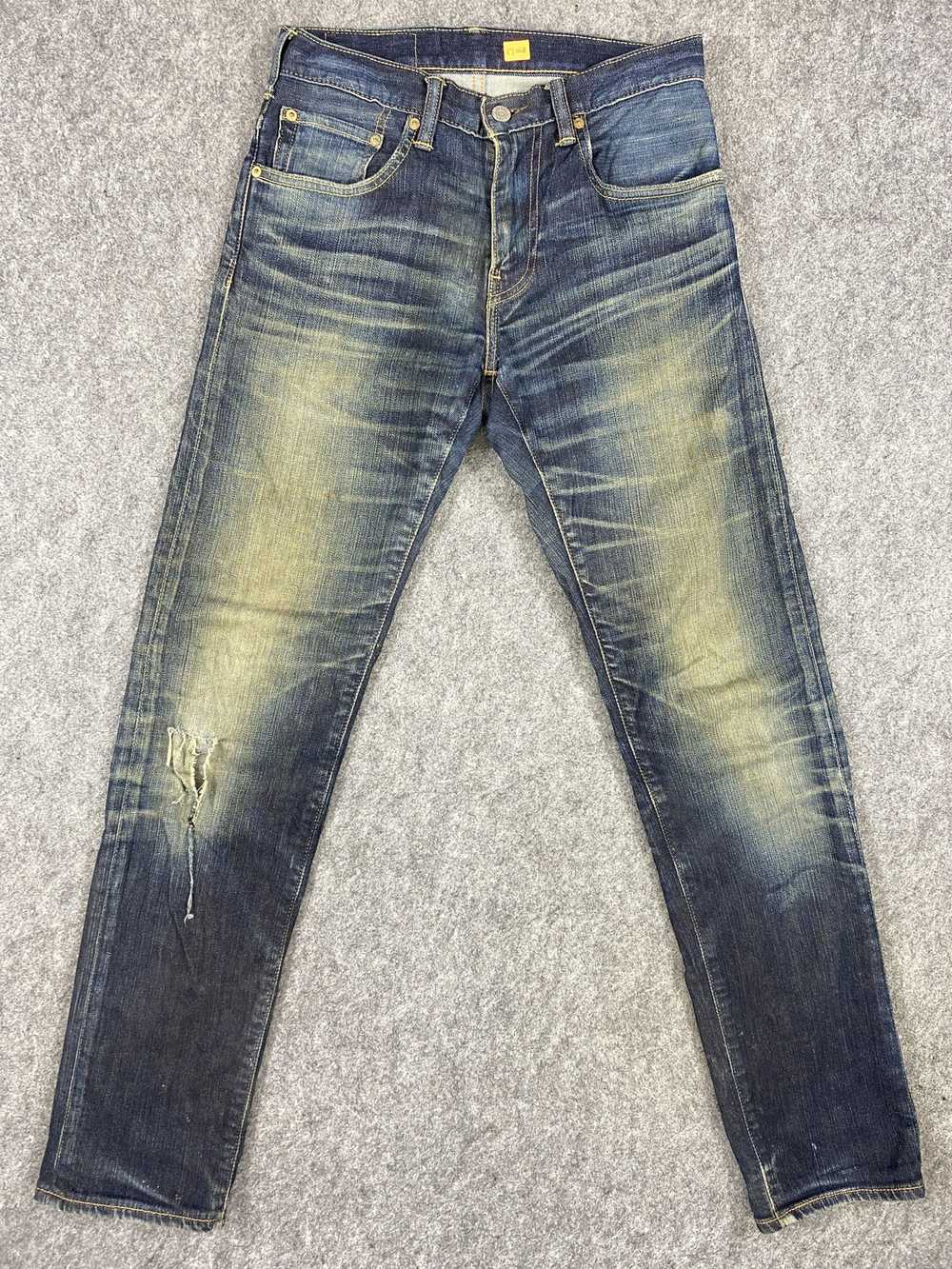 Levi's Dirty Used Blue Levi's 551 Jeans 29x32.5 D… - image 1