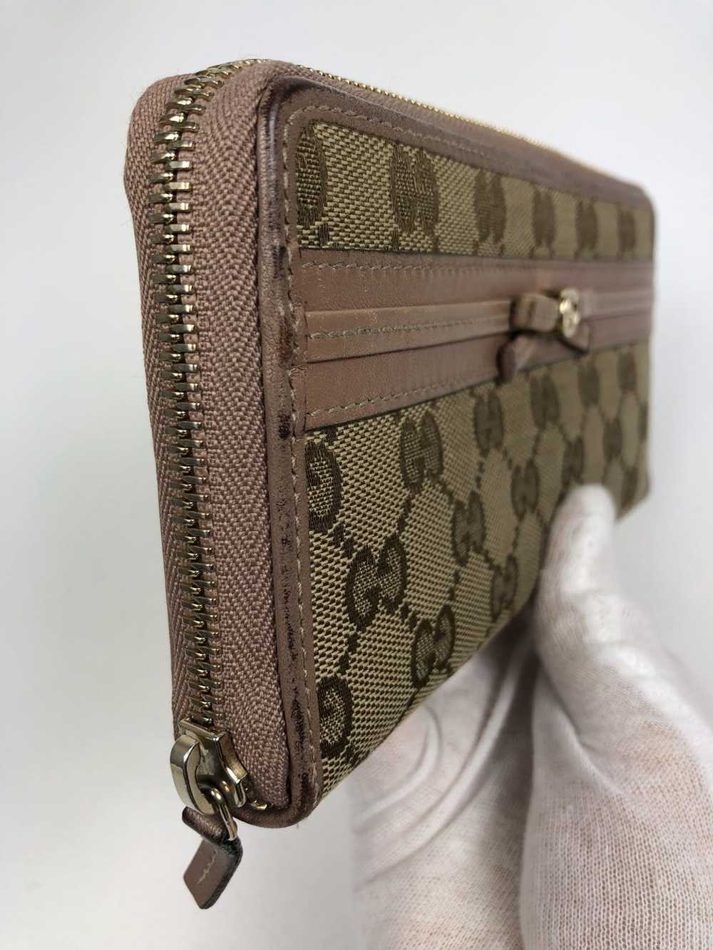Gucci Gucci GG canvas monogram zippy wallet - image 5