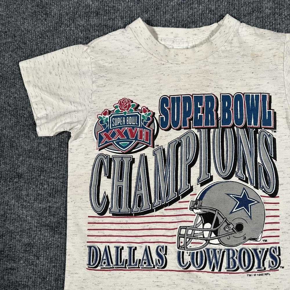 NFL × Vintage vintage grey dallas cowboys baby nf… - image 2