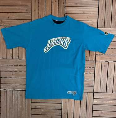 sweetVTGtshirt Jacksonville Jaguars Shirt 90s Vintage Football NFL Tee Teal Single Stitch USA Made XL/2XL