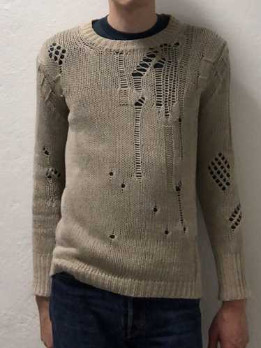 Isabel Marant “Distressed” cotton/linen sweater