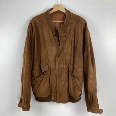 Burberry chaqueta burberry vintage bomber de cuero - image 1