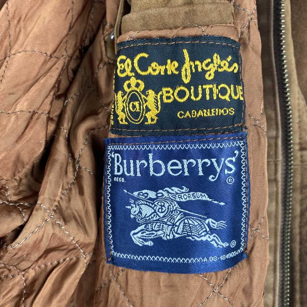 Burberry chaqueta burberry vintage bomber de cuero - image 2