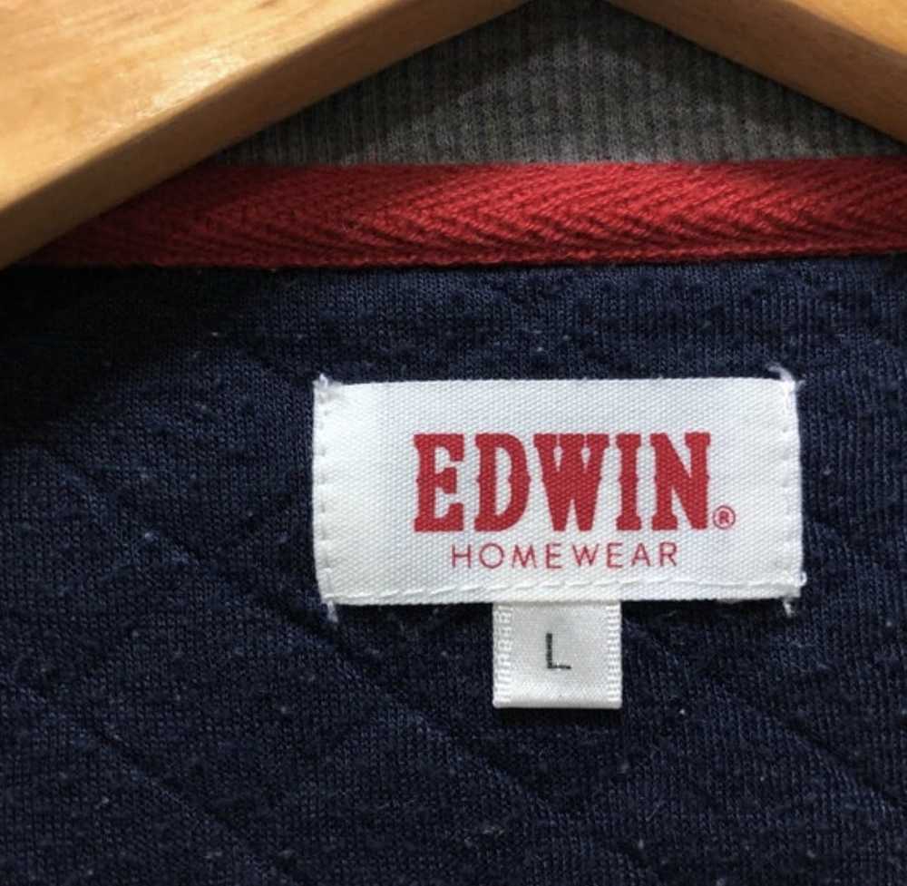 Edwin × Streetwear × Vintage Edwin Long Sleeve Pl… - image 8