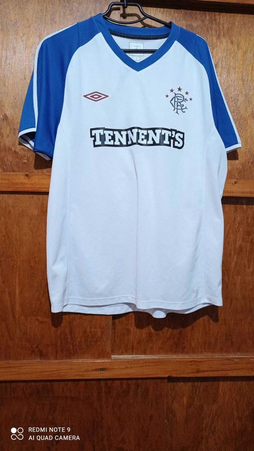 Rangers Glasgow Football Shirt Jersey Home Tennent's Umbro