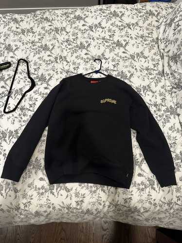 Supreme, Sweaters, Supreme 27 Step Arc Logo Crewneck Sweatshirt Navy Sz  Medium Authentic