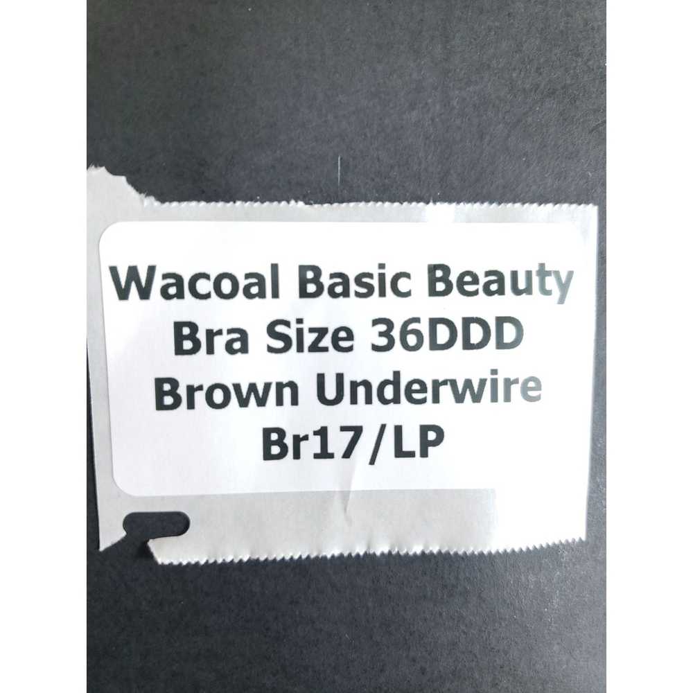 Other Wacoal Basic Beauty Bra Size 36DDD Brown Un… - image 6