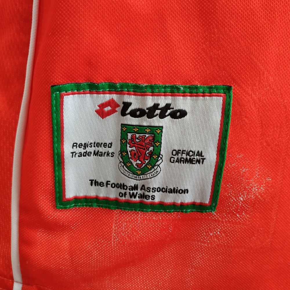 Lotto Wales vintage football team jersey Lotto 19… - image 4