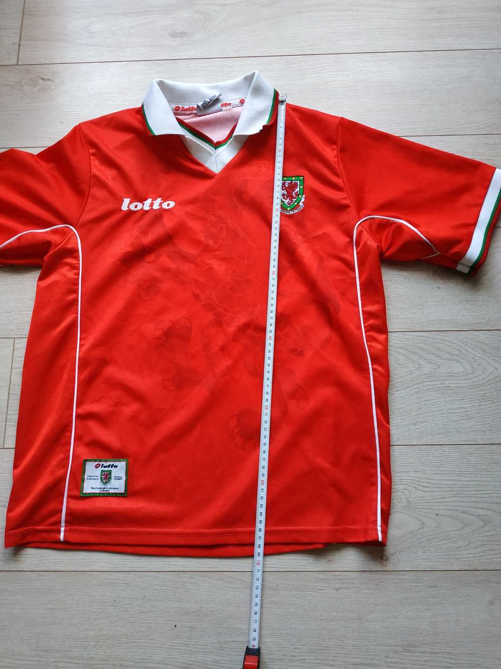 Lotto Wales vintage football team jersey Lotto 19… - image 5