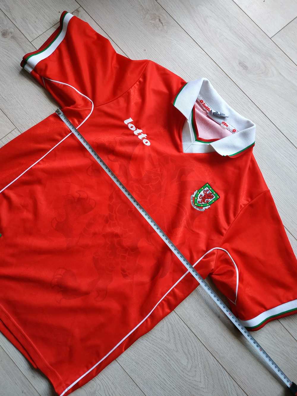 Lotto Wales vintage football team jersey Lotto 19… - image 6