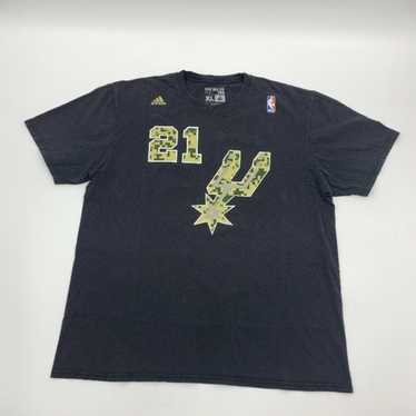 Adidas × NBA Adidas SA Spurs Tim Duncan Camo T-sh… - image 1