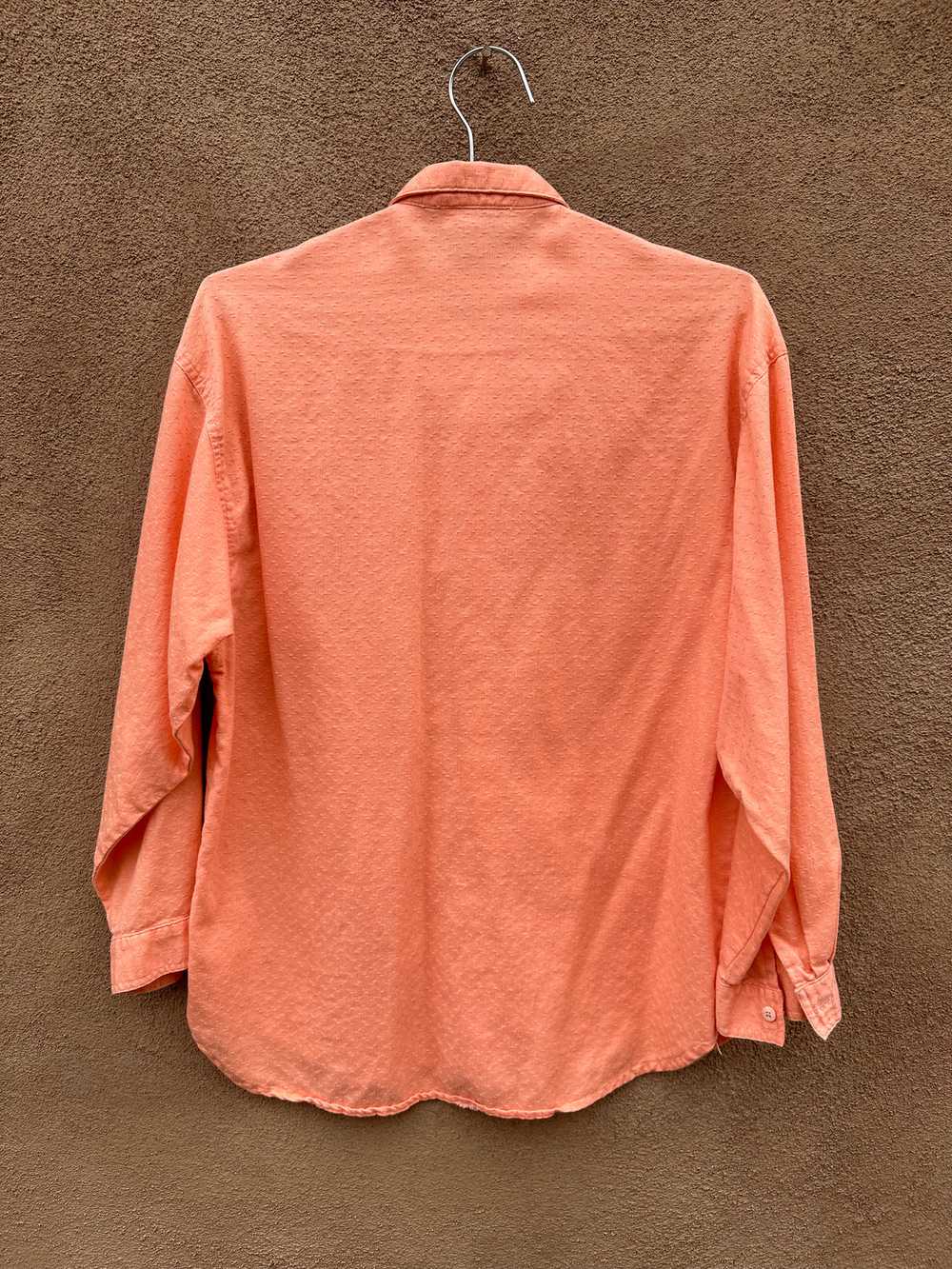 Peach Esprit Long Sleeve Shirt - Medium - image 3