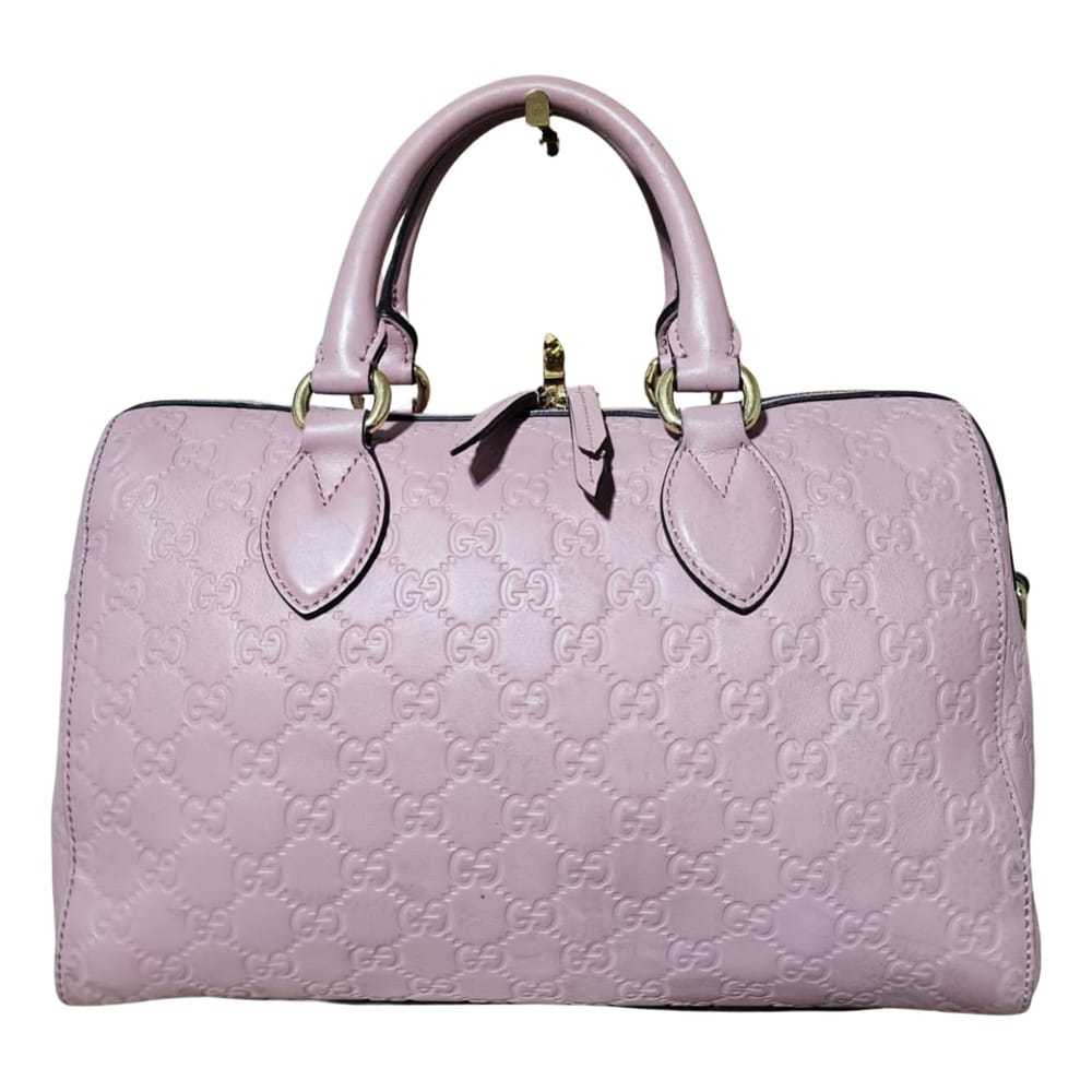 Gucci Boston leather handbag - image 1