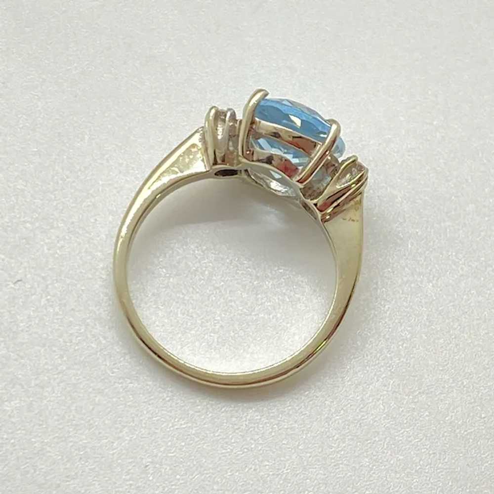 Aquamarine and Diamond Vintage Ring 2.57 Carat tw… - image 8